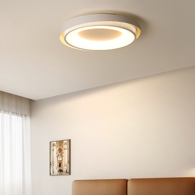 LED Modern Ceiling Light White Flush Mount Lighting for Restaurant