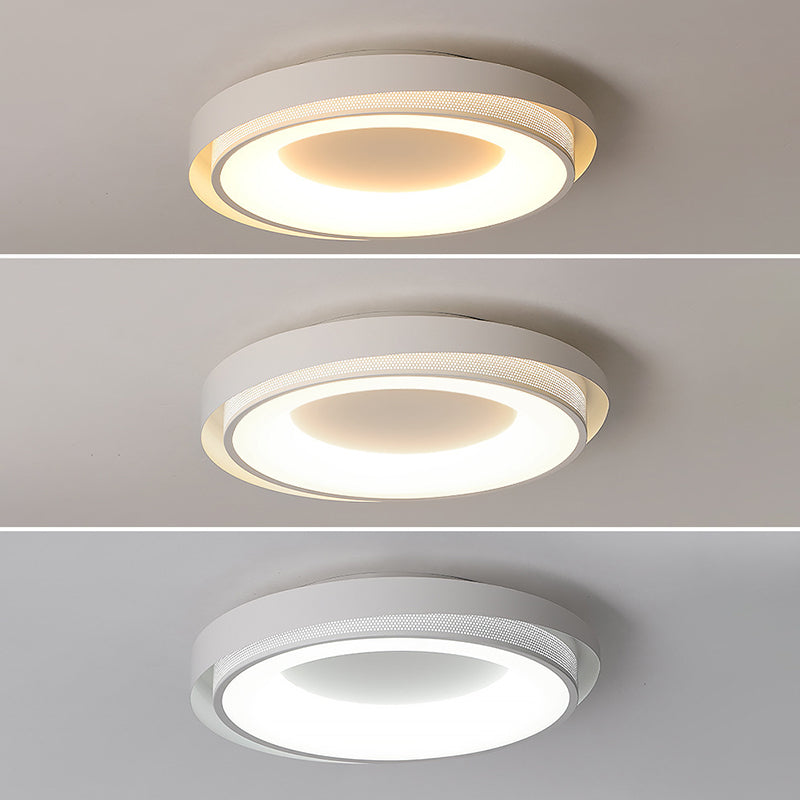 LED Modern Ceiling Light White Flush Mount Lighting for Restaurant