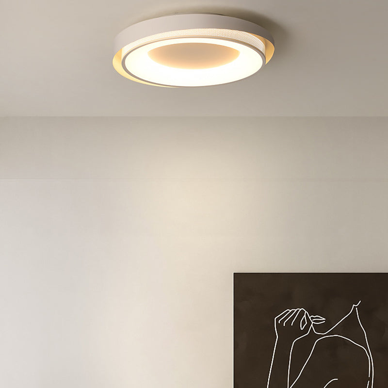 LED Modern Ceiling Light White Flush Mount Lighting for Restaurant