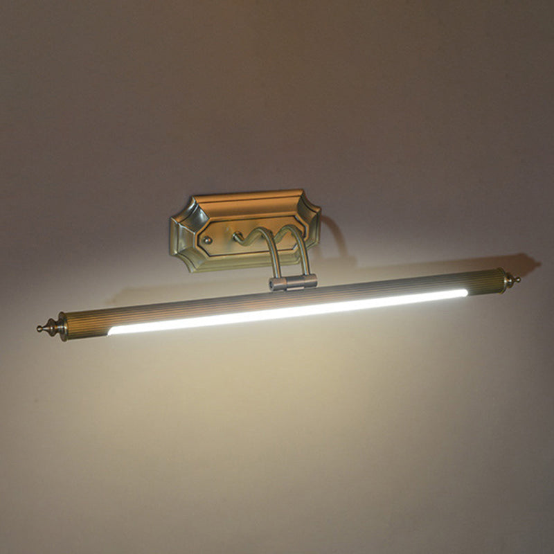 Adjustable Modern Linear Vanity Lighting Metal 1-Light Vanity Lamp