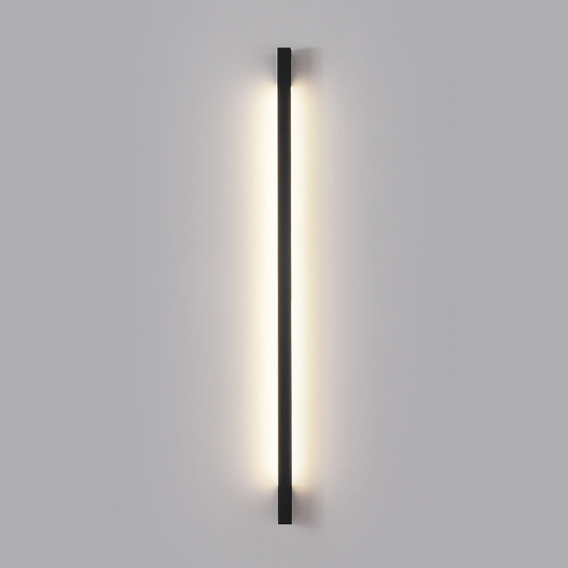 Modern Linear Vanity Lamp Metal 1-Light Vanity Wall Lights for Bathroom