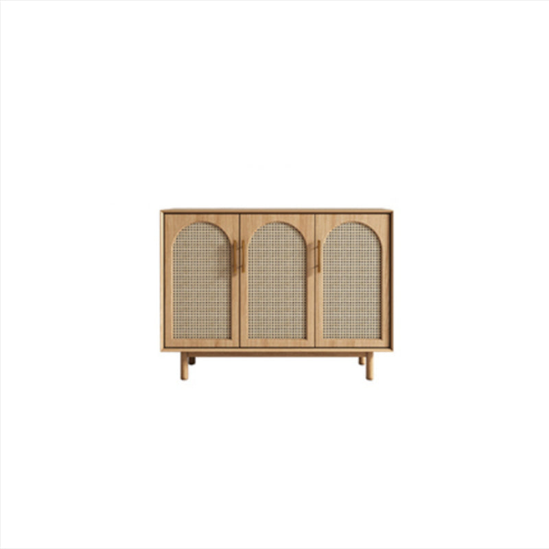 Home Rectangle Sideboard Cabinet Wooden Side Board with Doors