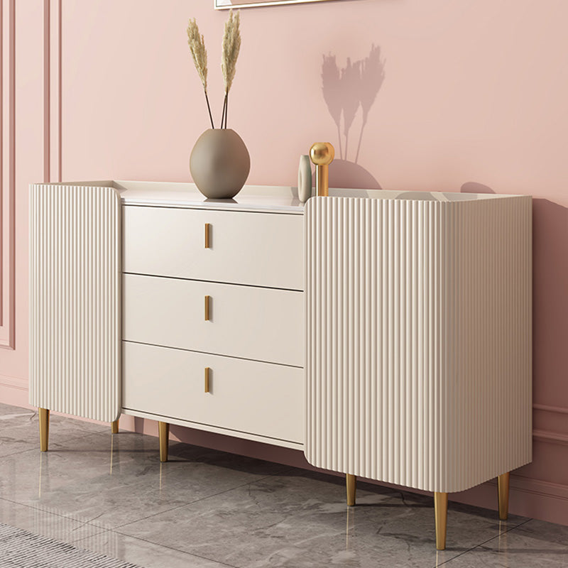 Sintered Stone Home Sideboard Luxury Rectangle Storage Sideboard