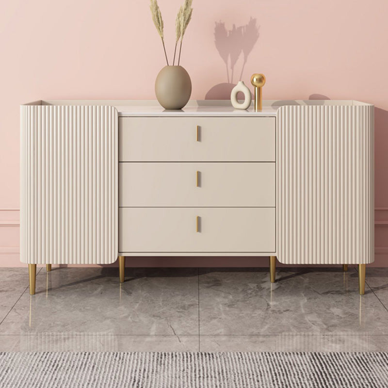 Sintered Stone Home Sideboard Luxury Rectangle Storage Sideboard