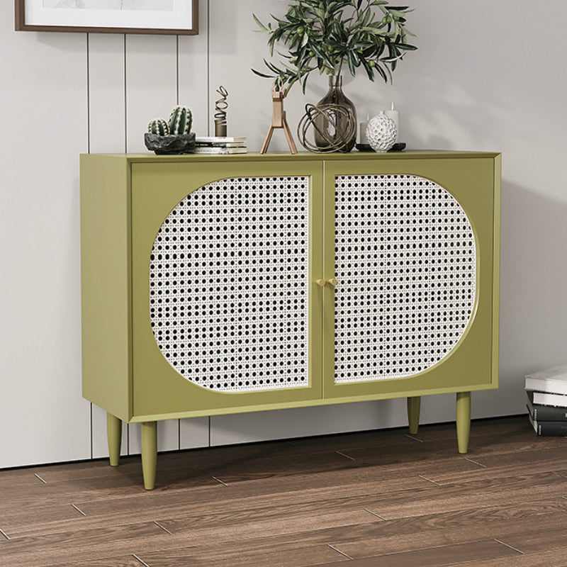 Modern Style Rectangle Side Board 39.4"L Home Wooden Sideboard