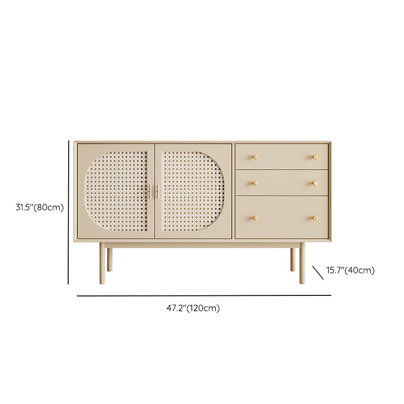 Modern Home Storage Sideboard Rectangle Wooden Sideboard Cabinet