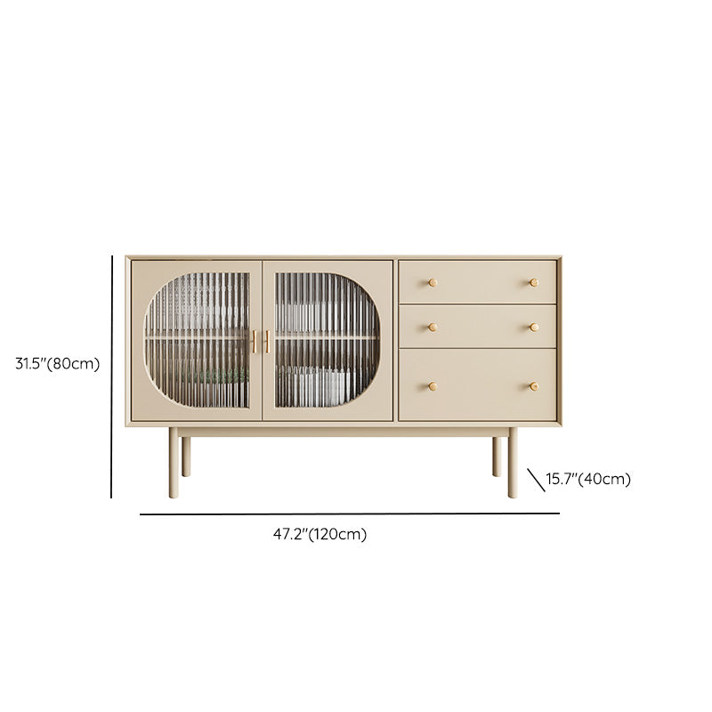 Modern Home Storage Sideboard Rectangle Wooden Sideboard Cabinet