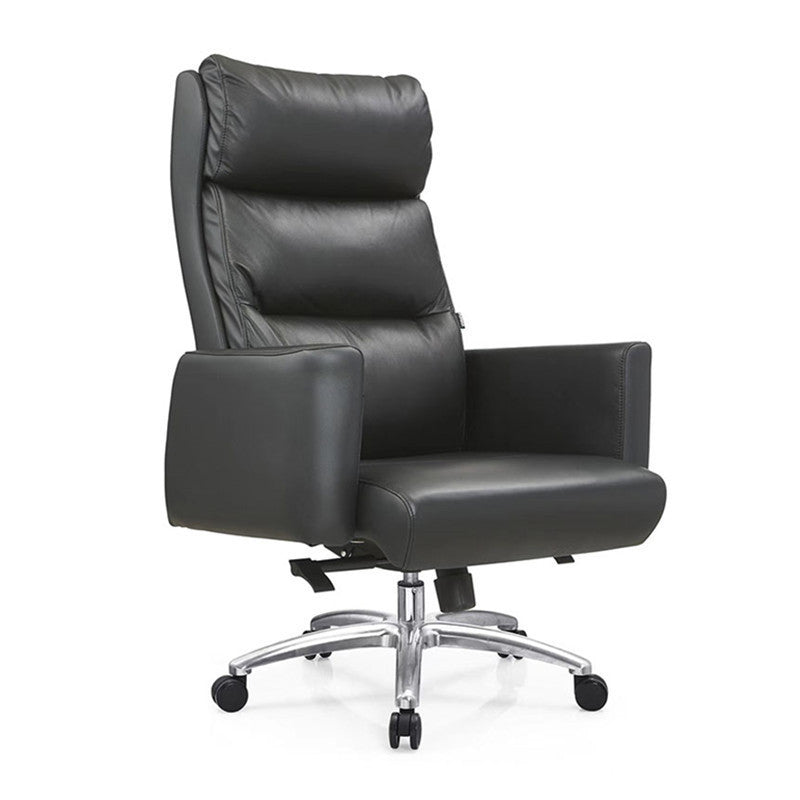 Modern Height-adjustable Office Chair Pillow Included Slide High Back Chair