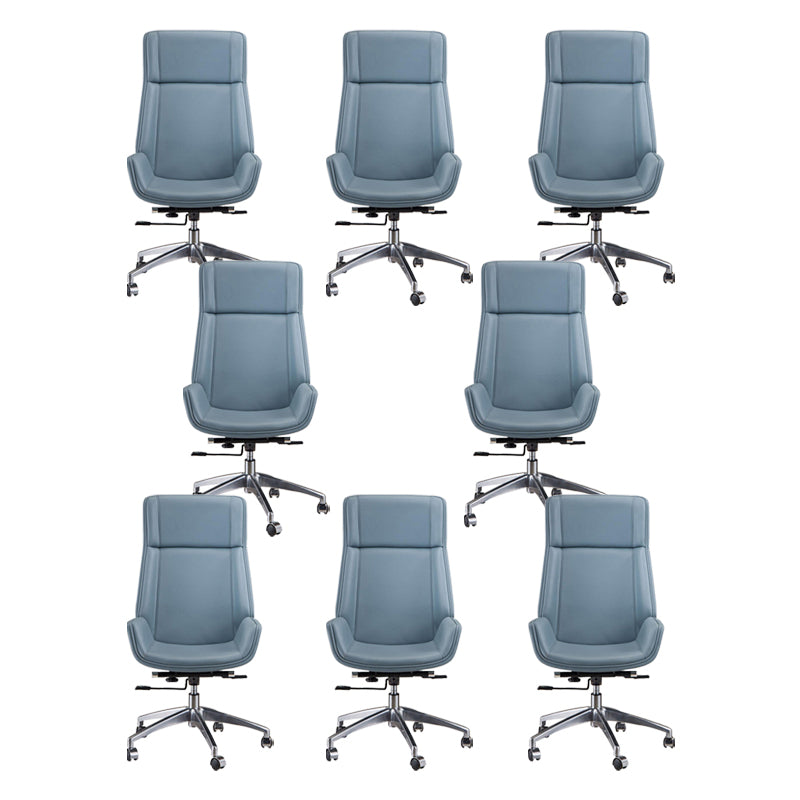 Modern Style Desk Chair Leather Computer Mid/High Back Office Chair