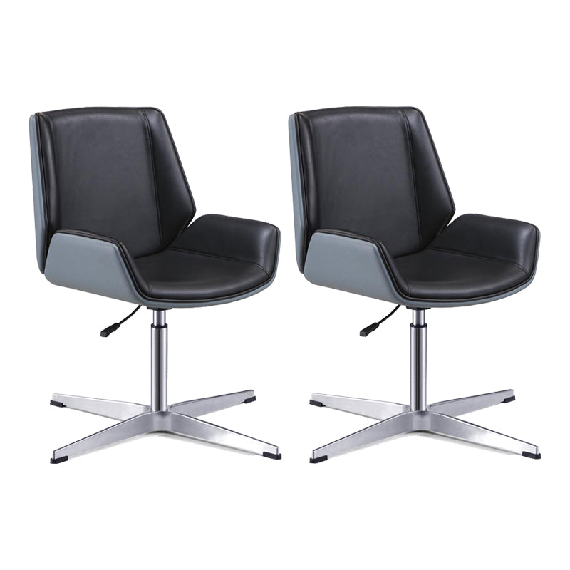 Modern Style Desk Chair Leather Computer Mid/High Back Office Chair