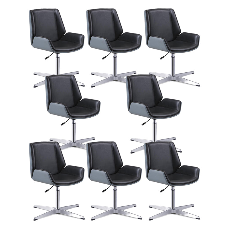 Modern Style Desk Chair Leather Computer Mid/High Back Office Chair