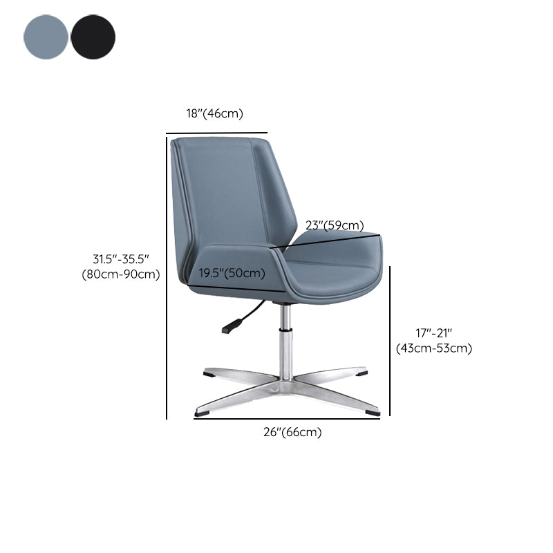 Modern Style Desk Chair Leather Computer Mid/High Back Office Chair