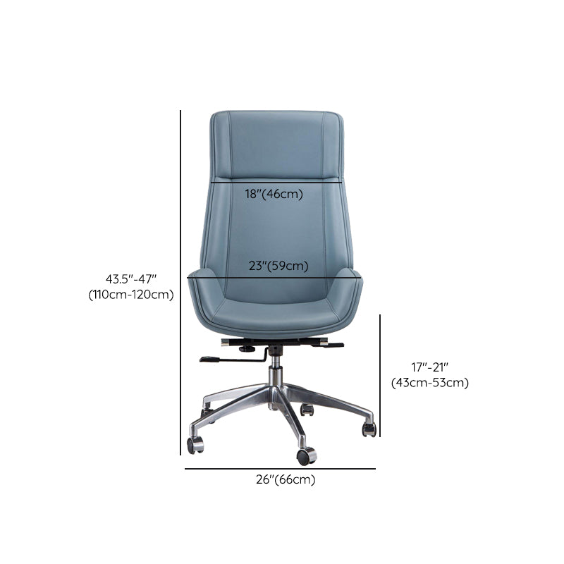 Modern Style Desk Chair Leather Computer Mid/High Back Office Chair