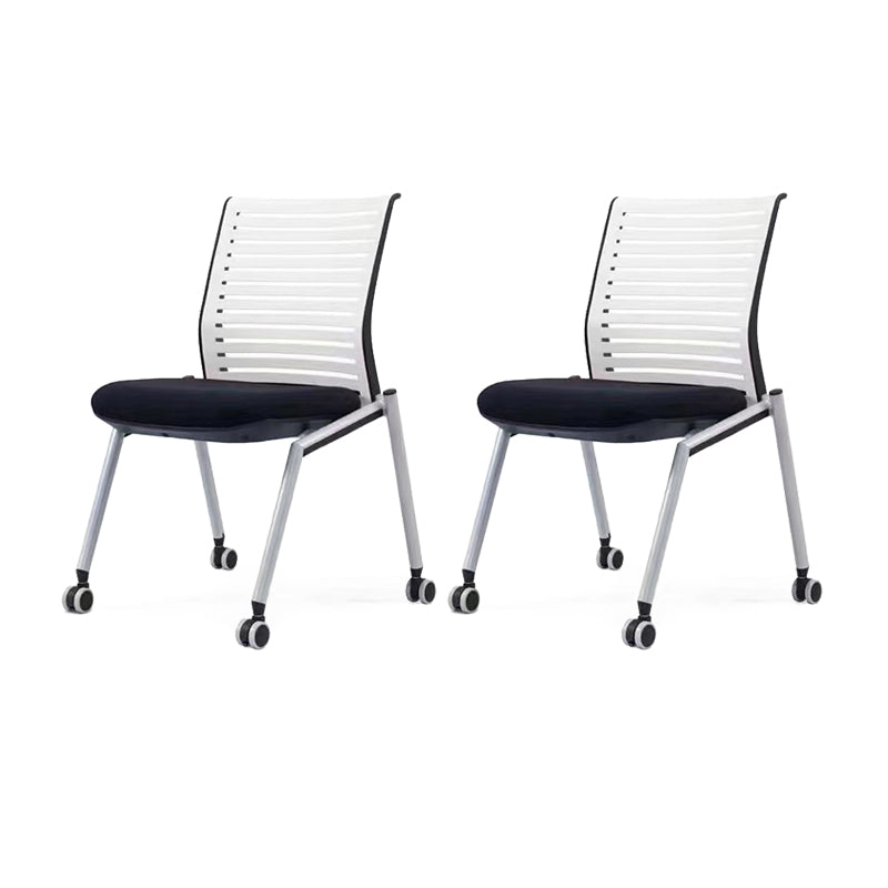 Mesh Mid-Back Desk Chair Swivel Conference Chair with Wheels