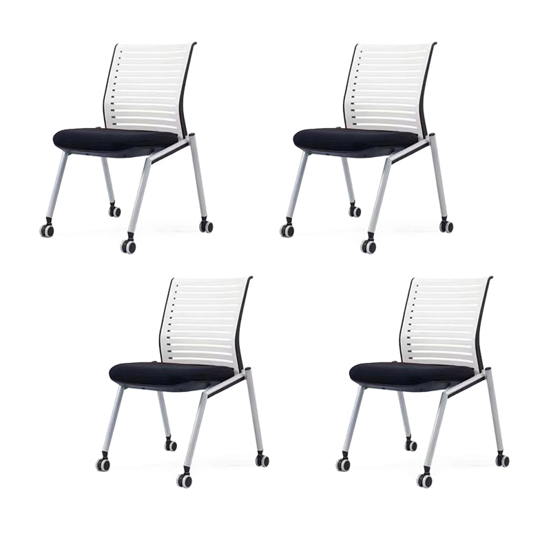 Mesh Mid-Back Desk Chair Swivel Conference Chair with Wheels