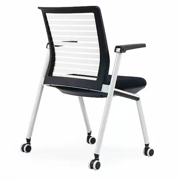 Mesh Mid-Back Desk Chair Swivel Conference Chair with Wheels