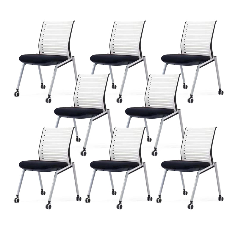 Mesh Mid-Back Desk Chair Swivel Conference Chair with Wheels