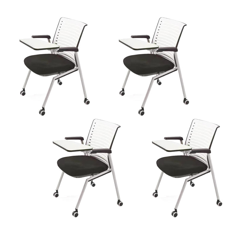 Mesh Mid-Back Desk Chair Swivel Conference Chair with Wheels