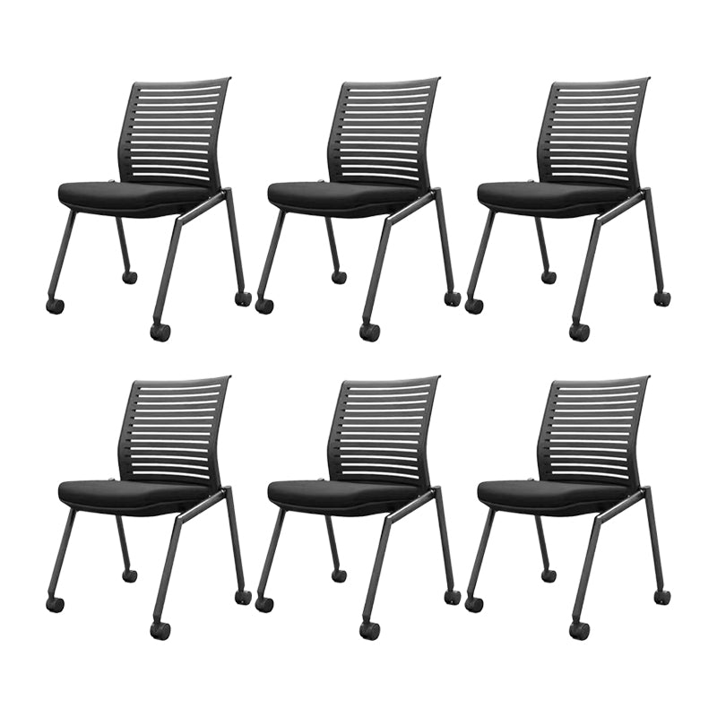 Mesh Mid-Back Desk Chair Swivel Conference Chair with Wheels