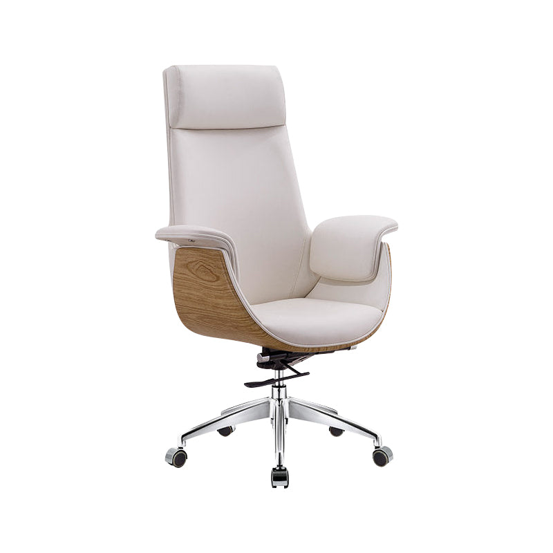 Modern & Contemporary Upholstered Chair Leather Task High Back Chair