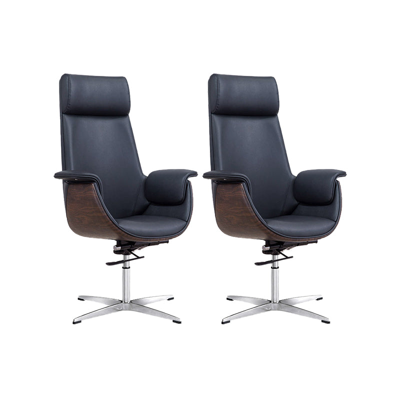 Modern & Contemporary Upholstered Chair Leather Task High Back Chair