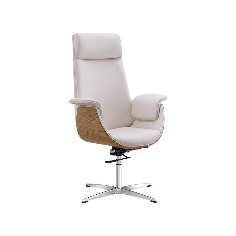 Modern & Contemporary Upholstered Chair Leather Task High Back Chair