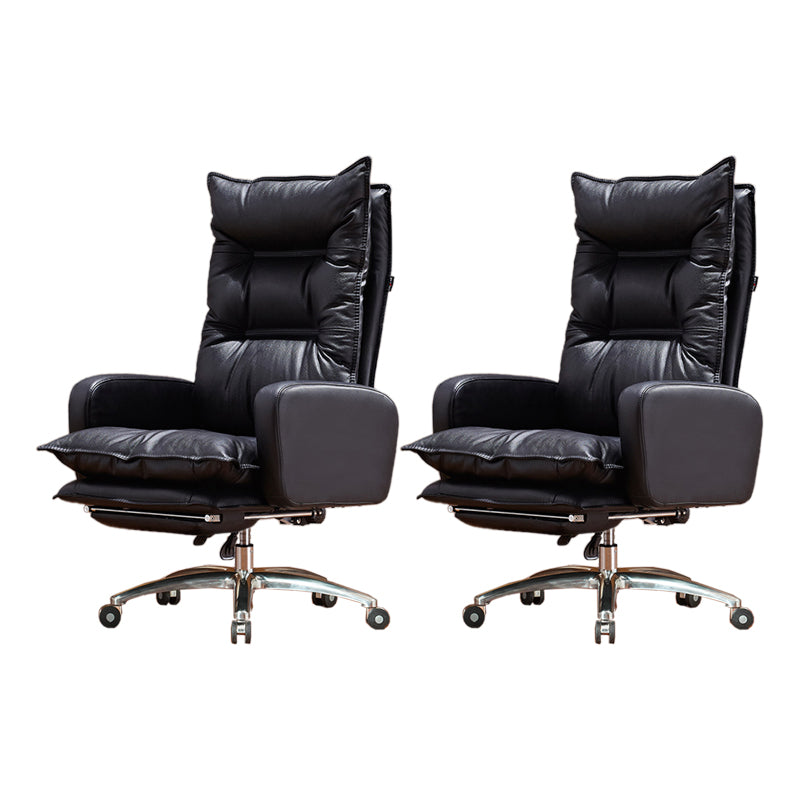 Contemporary Tilt Mechanism Arm Chair Executive High Back Swivel Chair