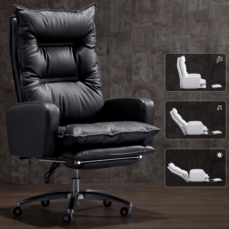 Contemporary Tilt Mechanism Arm Chair Executive High Back Swivel Chair