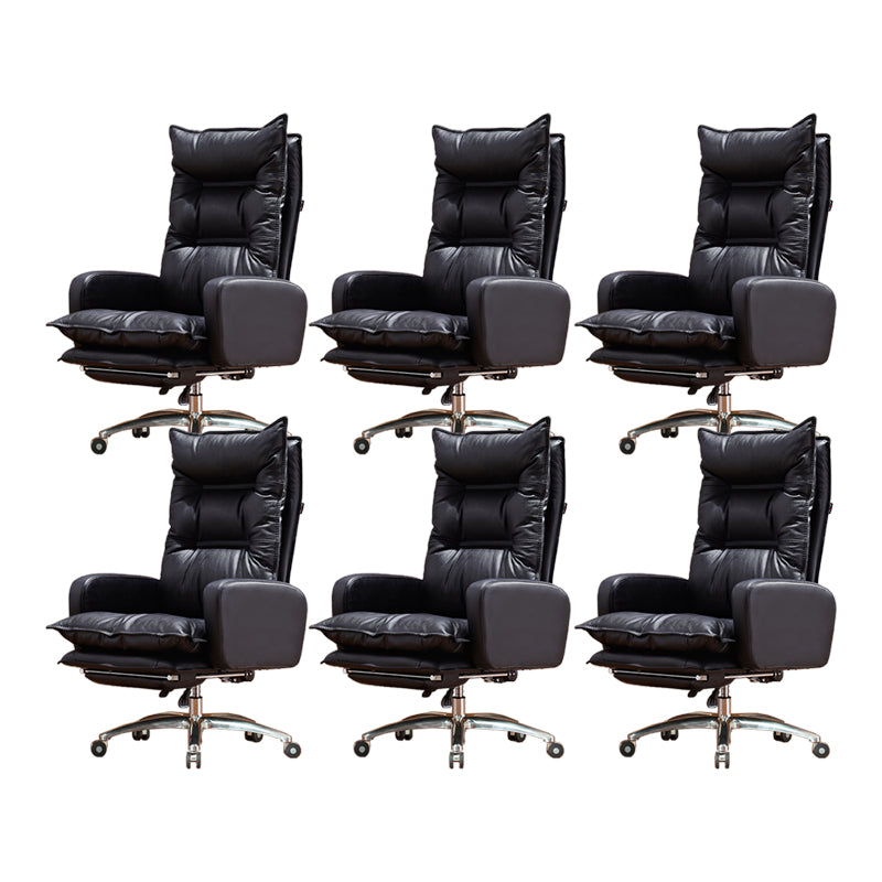 Contemporary Tilt Mechanism Arm Chair Executive High Back Swivel Chair