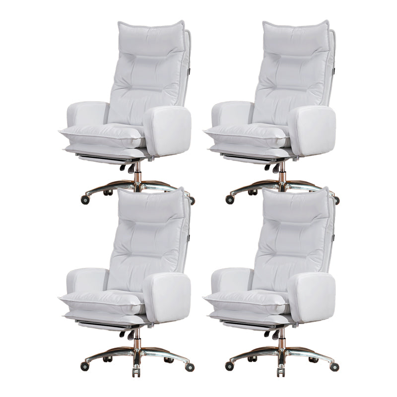 Contemporary Tilt Mechanism Arm Chair Executive High Back Swivel Chair