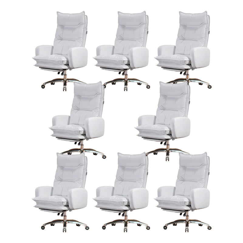 Contemporary Tilt Mechanism Arm Chair Executive High Back Swivel Chair