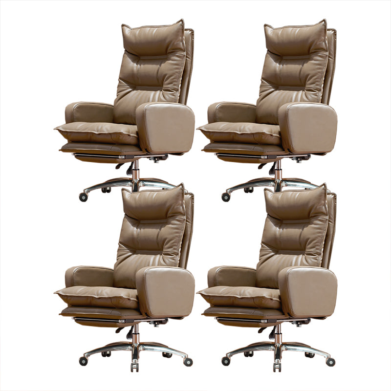 Contemporary Tilt Mechanism Arm Chair Executive High Back Swivel Chair