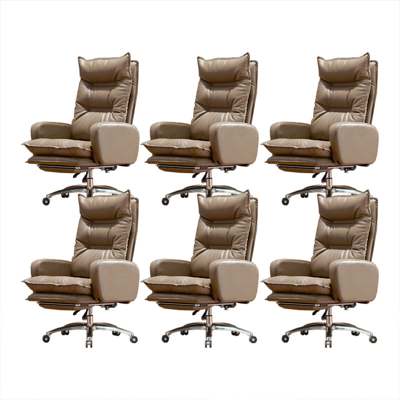 Contemporary Tilt Mechanism Arm Chair Executive High Back Swivel Chair