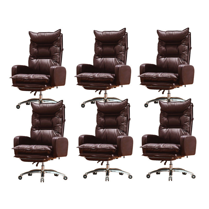 Contemporary Tilt Mechanism Arm Chair Executive High Back Swivel Chair