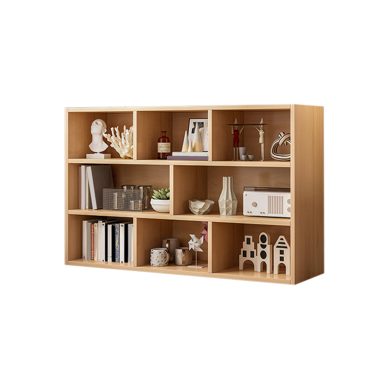 Modem Wooden Bookcase Geometric Shelf Bookshelf for Home Office