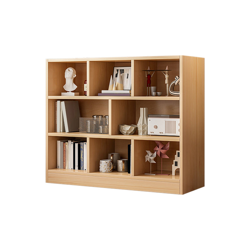 Modem Wooden Bookcase Geometric Shelf Bookshelf for Home Office