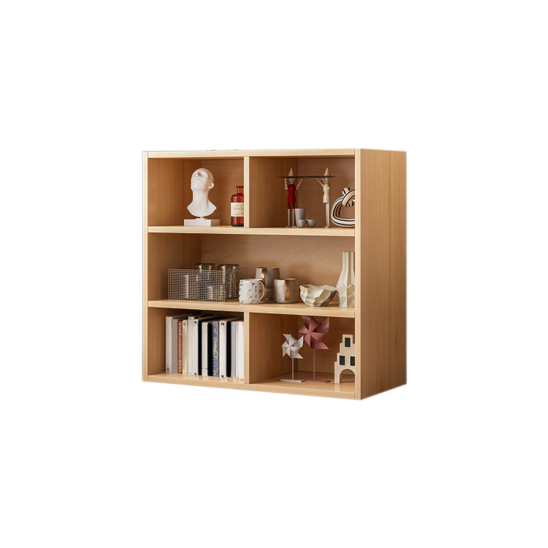 Modem Wooden Bookcase Geometric Shelf Bookshelf for Home Office