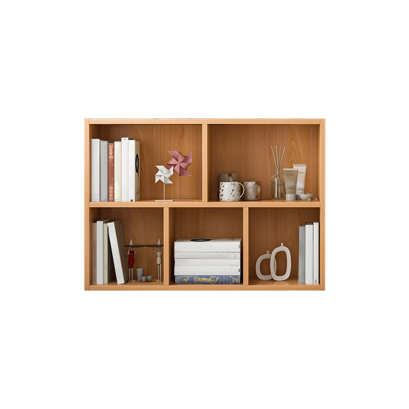 Modem Wooden Bookcase Geometric Shelf Bookshelf for Home Office