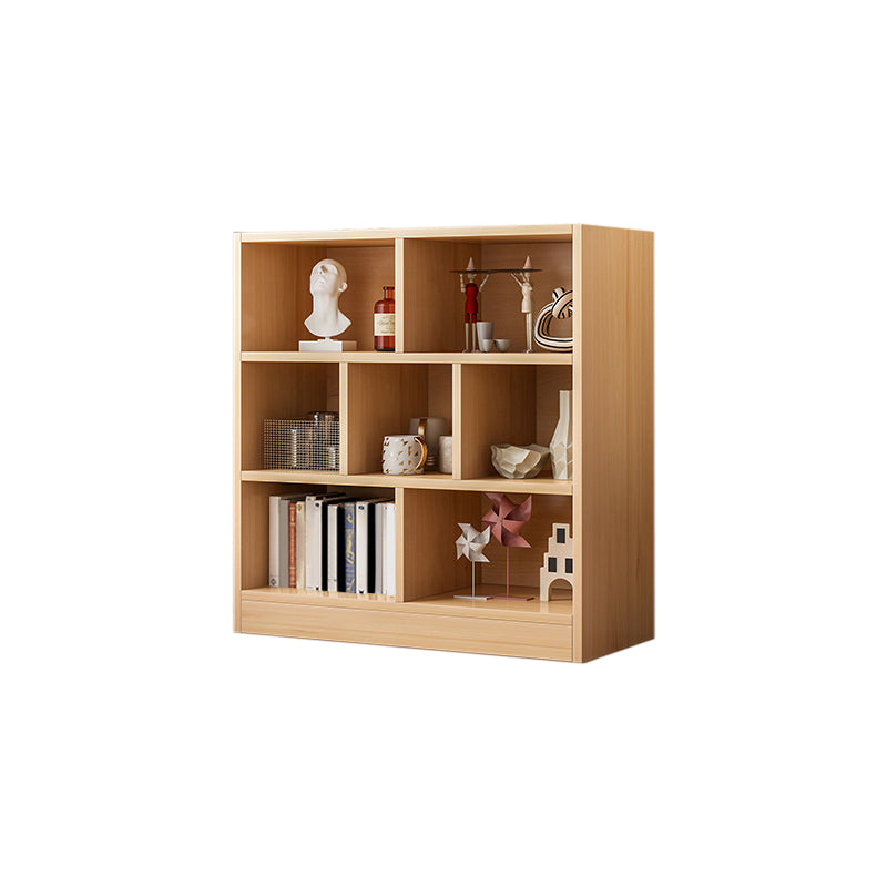 Modem Wooden Bookcase Geometric Shelf Bookshelf for Home Office