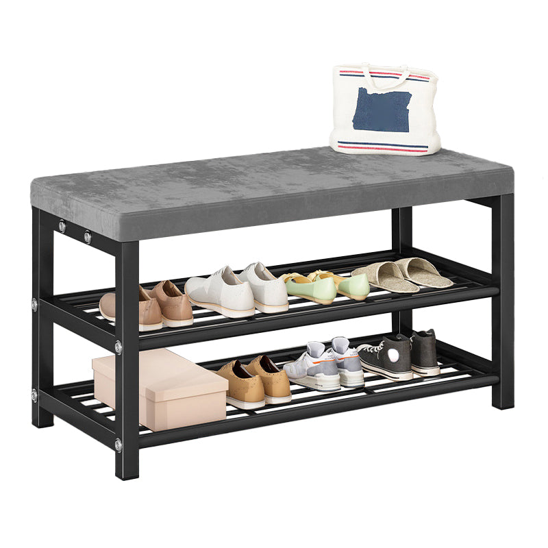 12.99 Inch Wide Industrial Cushioned Bench Foam Bench with Shoe Storage