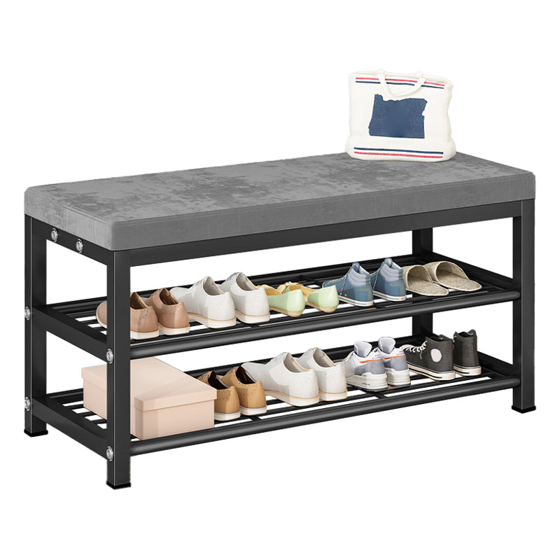 12.99 Inch Wide Industrial Cushioned Bench Foam Bench with Shoe Storage