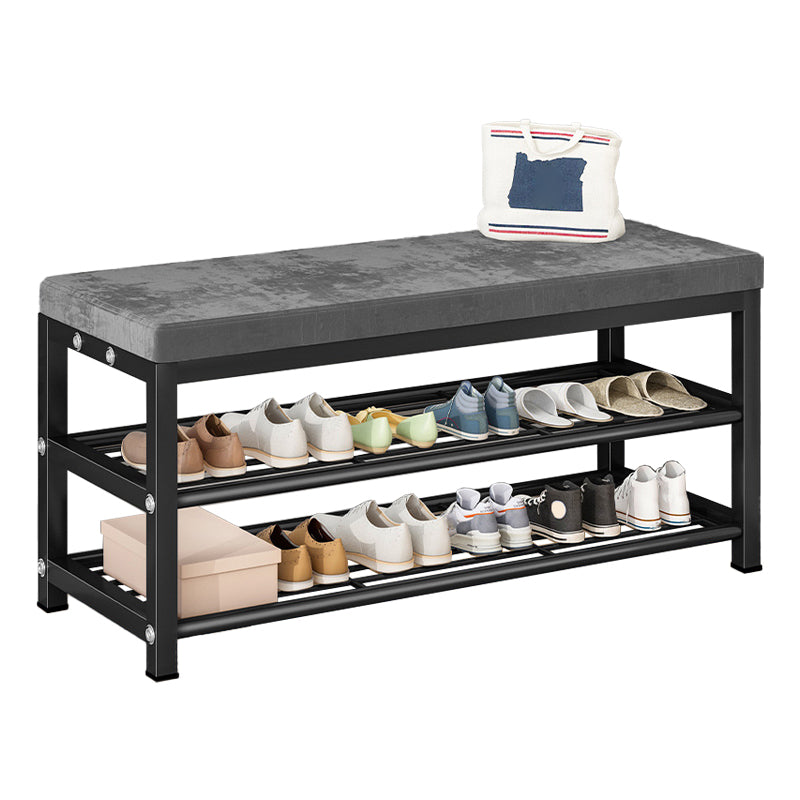 12.99 Inch Wide Industrial Cushioned Bench Foam Bench with Shoe Storage