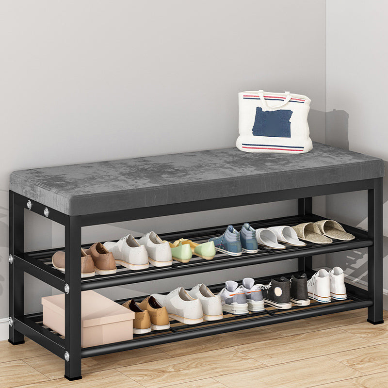 12.99 Inch Wide Industrial Cushioned Bench Foam Bench with Shoe Storage