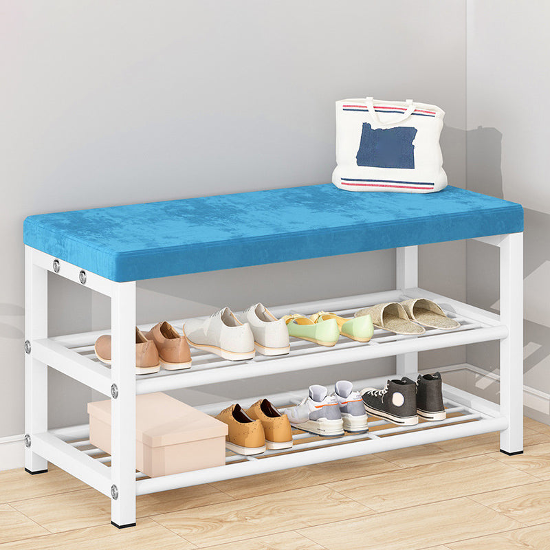 12.99 Inch Wide Industrial Cushioned Bench Foam Bench with Shoe Storage