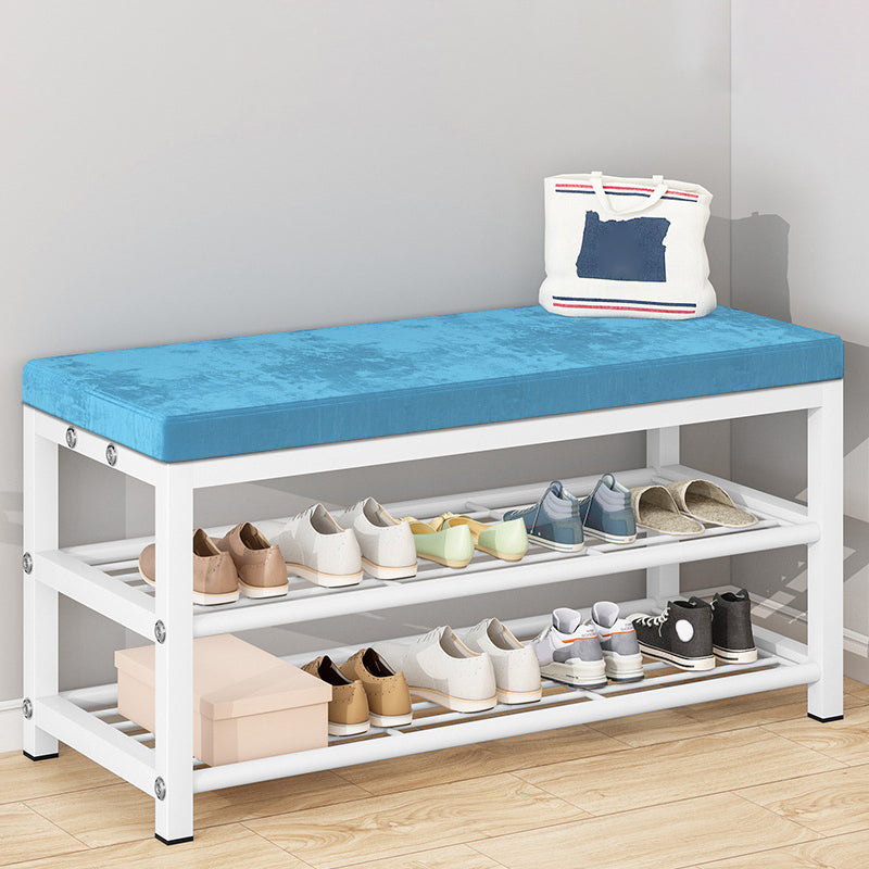 12.99 Inch Wide Industrial Cushioned Bench Foam Bench with Shoe Storage