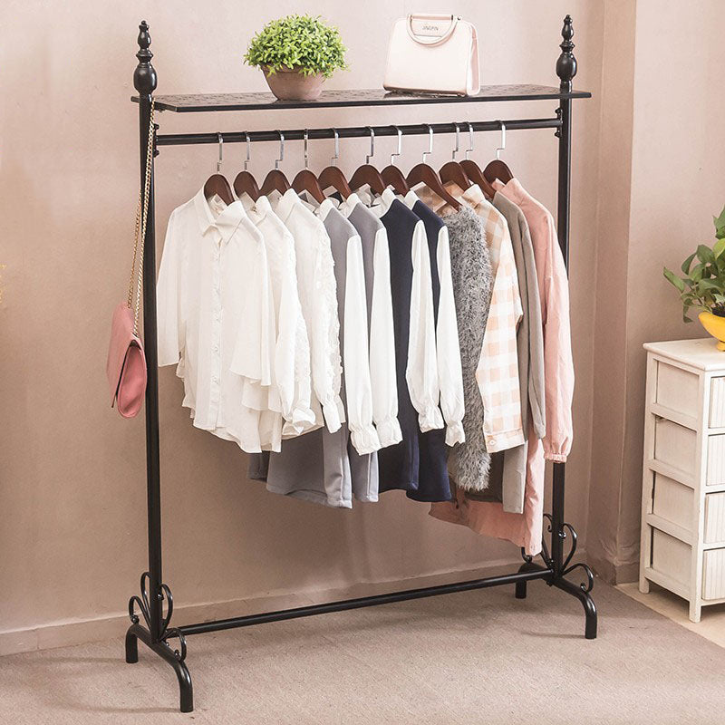 Modern Style Coat Rack Pure Color Free Standing Hooks Design Coat Rack with Shelves