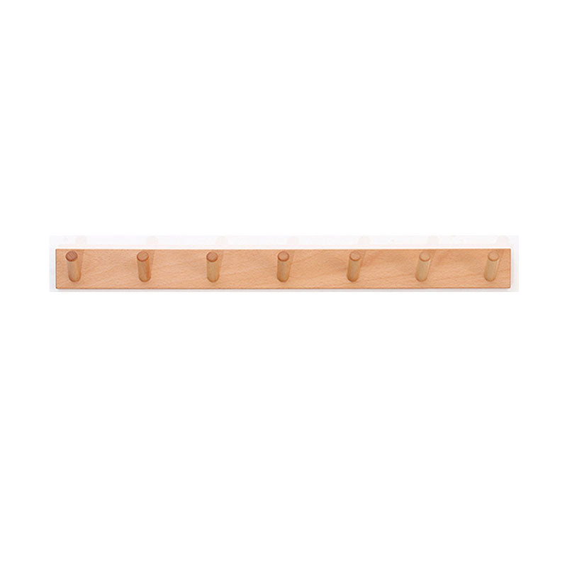 Modern Entryway Kit Wood Wall-Mounted with Hooks Coat Hanger