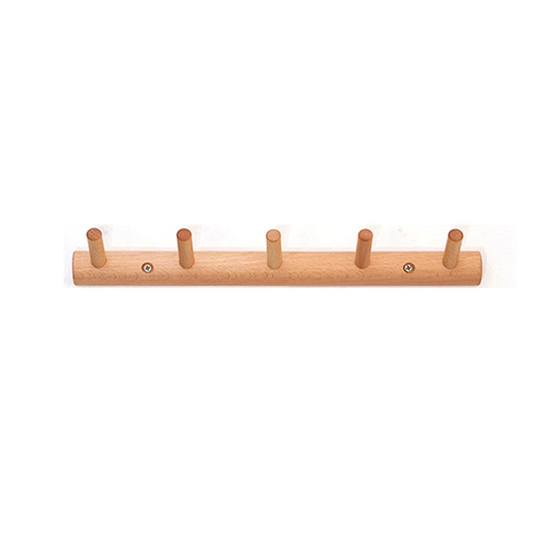 Modern Entryway Kit Wood Wall-Mounted with Hooks Coat Hanger