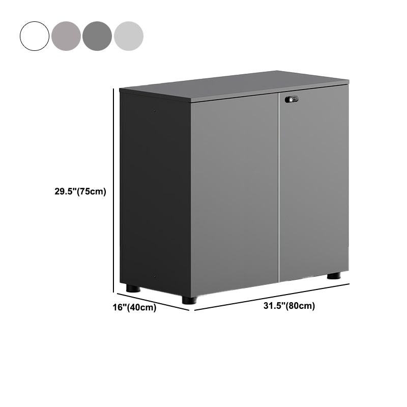 Metal Filing Cabinet Contemporary Fire-Resistant File Cabinet with Lock and Storage