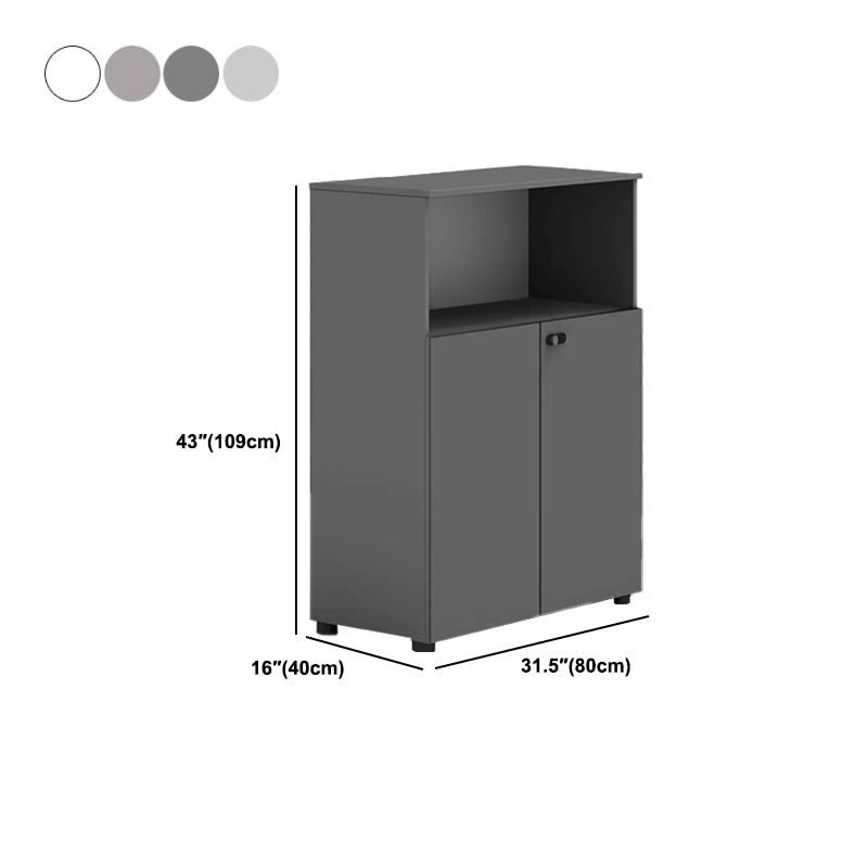 Metal Filing Cabinet Contemporary Fire-Resistant File Cabinet with Lock and Storage